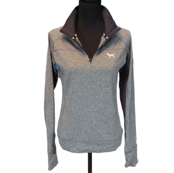 VICTORIA'S Secret Pink Active Wear 1/4 Zip Pullover - Picture 2 of 6